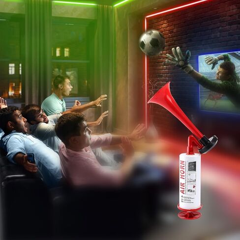 قرن هوائي محمول للسلامة، صانع ضوضاء عالية محمول، قرون هوائية للقوارب البحرية، منبه للدفاع عن النفس، مضخة هواء للتخييم، والأحداث الرياضية، وحفلات أعياد الميلاد in Kuwait