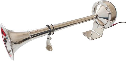 X-Haibei Marine Boat Trumpet Horn 12V Single Electric Stainless Steel Powerful Waterproof Loud Horn for Truck RV Trailer in Saudi Arabia