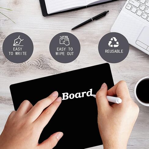 Extra Large Chalkboard Labels, Waterproof Adhesive Fancy Rectangles Chalkboard Stickers, Erasable & Reusable Black Board Sticker for Big Bins Boxes Jars Containers - 7'' X 5'', Pack of 18 in Kuwait