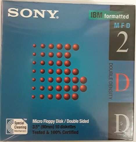 Sony1MB IBM Formatted Floppy Disk (10-Pack) in Saudi Arabia