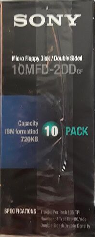 Sony1MB IBM Formatted Floppy Disk (10-Pack) in Saudi Arabia