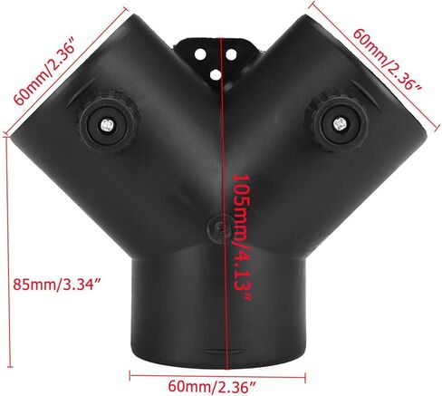 HUATOL Air Heater Valve，Parking Heater Accessories for Webasto, Eberspaecher, Propex Diesel Engine Heaters (Y type, 60mm) in Kuwait