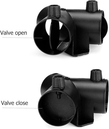 HUATOL Air Heater Valve，Parking Heater Accessories for Webasto, Eberspaecher, Propex Diesel Engine Heaters (Y type, 60mm) in Kuwait