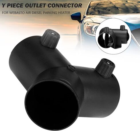 HUATOL Air Heater Valve，Parking Heater Accessories for Webasto, Eberspaecher, Propex Diesel Engine Heaters (Y type, 60mm) in Kuwait