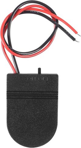 12PCS 1X 3V CR2032 Battery Holder Coin Button Cell Battery Holder Case with ON/Off Switch Lead Wire Type (White) in Saudi Arabia