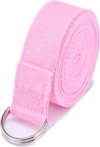 Gowhog Yoga Strap for Stretching, Yoga Belt Strap for Stretching with Adjustable Buckle, 5.9 Ft for Yoga & Pilates & Gym Workouts, Stretch, Improve Flexibility & Maintain Balance in Saudi Arabia