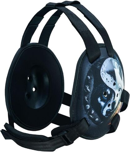 ROAR-INT BJJ Ear Guard New Easy to Adjust Design Wrestling Protective Headgear Wrestling Ear Guard MMA Jiu Jitsu (Black) in Saudi Arabia