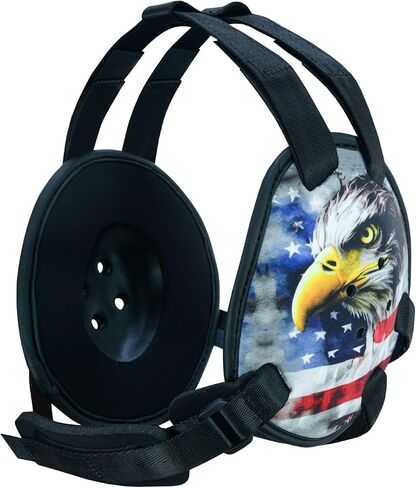 ROAR-INT BJJ Ear Guard New Easy to Adjust Design Wrestling Protective Headgear Wrestling Ear Guard MMA Jiu Jitsu (Black) in Saudi Arabia