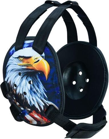 ROAR-INT BJJ Ear Guard New Easy to Adjust Design Wrestling Protective Headgear Wrestling Ear Guard MMA Jiu Jitsu (Black) in Saudi Arabia