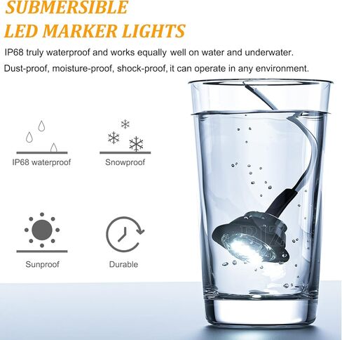 3/4 بوصة LED للمقطورة ماركر أضواء التخليص العنبر مستديرة 12 فولت LED علامة جانبية أمامية وخلفية إيقاف الانعطاف إشارة الذيل مؤشر ضوء مقاوم للماء لشاحنة مقطورة ATV UTV RV Van Pickup، 10 قطع مع عدسة كهرمانية in Kuwait