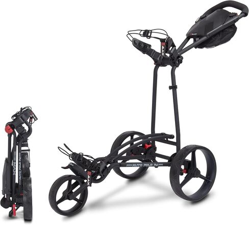 عربة دفع الجولف Big Max Autofold FF - تصميم مسطح وسريع الطي لسهولة النقل، مستقر للغاية ومتين، مثالي لحقائب ونوادي عربة الجولف in Kuwait