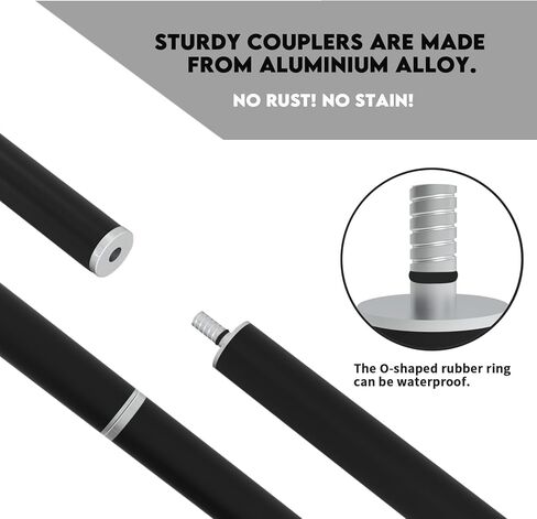 EDSRDPLT Aventik 7.75 بوصة مرساة وعمود دفع، عمود مرساة للمياه الضحلة مع مقبض على شكل حرف T وبوصلة، دبوس مرساة من الألياف الزجاجية متعدد الوظائف على الشاطئ in Kuwait