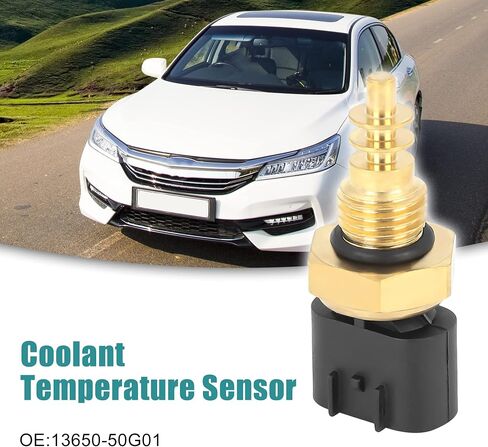 ACROPIX Car Coolant Temperature Sensor Fit for Honda Accord - Pack of 1 Gold Tone in Saudi Arabia