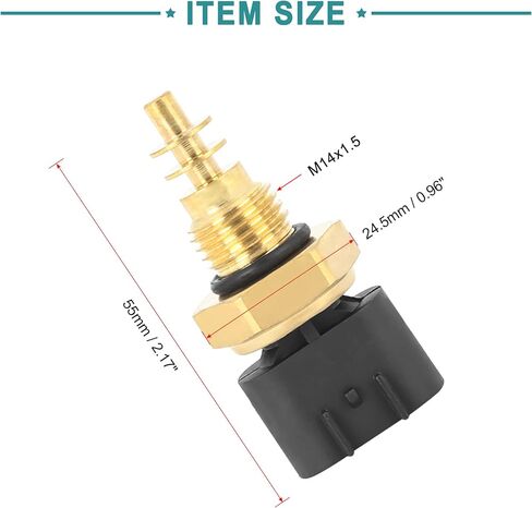 ACROPIX Car Coolant Temperature Sensor Fit for Honda Accord - Pack of 1 Gold Tone in Saudi Arabia