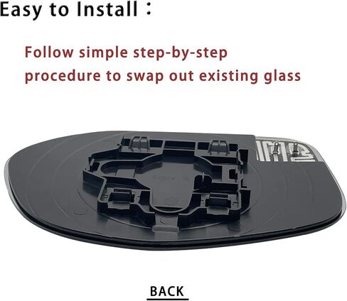 Right Passenger Side Mirror Glass Replacement For 2014 2015 2016 2017 HONDA ODYSSEY Mirrors - For HONDA ODYSSEY Side Mirror Glass With Rear Holder in Saudi Arabia