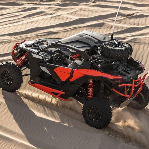 ELITEWILL X3 Rock Sliders Red Side Nerf Bars OEM Style 2-Doors Tree Kickers متوافق مع Can Am Maverick X3 / Turbo/R 2017-2022 يستبدل OEM #715003438 وOEM #715002963 in Saudi Arabia