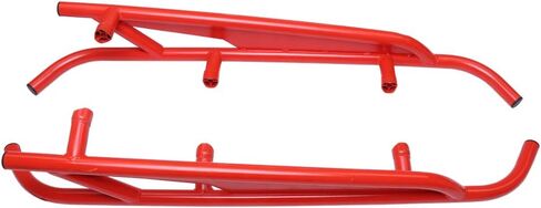 ELITEWILL X3 Rock Sliders Red Side Nerf Bars OEM Style 2-Doors Tree Kickers متوافق مع Can Am Maverick X3 / Turbo/R 2017-2022 يستبدل OEM #715003438 وOEM #715002963 in Saudi Arabia