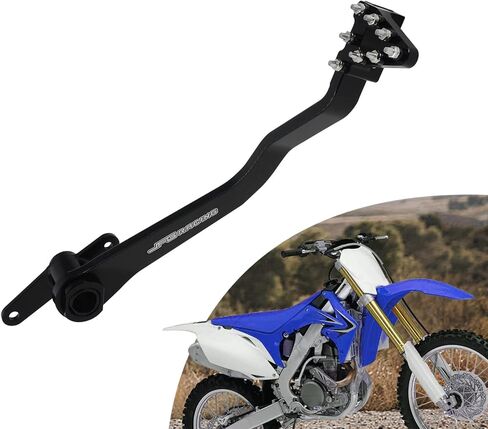 JFG RACING Dirt Bike Rear Foot Brake Pedal Pit Bike CNC Aluminum Dirt Bike Foot Brake Lever for Dirt Bike 50cc 110cc 125cc - CRF DRZ KLX CR YZ TTR - Pit/Dirt Bikes with Hydraulic Brakes-Black in Saudi Arabia