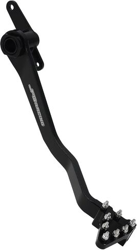 JFG RACING Dirt Bike Rear Foot Brake Pedal Pit Bike CNC Aluminum Dirt Bike Foot Brake Lever for Dirt Bike 50cc 110cc 125cc - CRF DRZ KLX CR YZ TTR - Pit/Dirt Bikes with Hydraulic Brakes-Black in Saudi Arabia