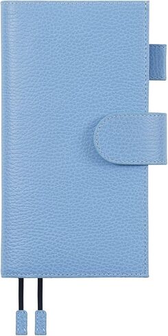غطاء جلدي من Moterm لأسابيع Hobonichi - يناسب أسابيع Hobonichi/أسابيع Mega، مع جيب خلفي (أحمر كرزي مرصوف بالحصى) in Kuwait
