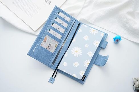 غطاء جلدي من Moterm لأسابيع Hobonichi - يناسب أسابيع Hobonichi/أسابيع Mega، مع جيب خلفي (أحمر كرزي مرصوف بالحصى) in Kuwait