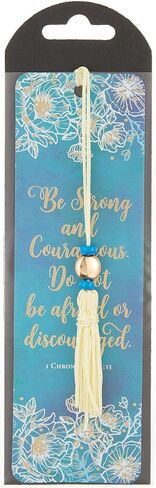 Be Strong and Courageous Beaded Bookmark in Saudi Arabia