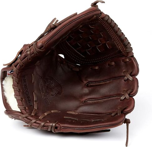 قفاز Nokona X2 Buckaroo Fastpitch مفتوح من الخلف ومغلق من شبكة الشوكولاتة والدانتيل الأيمن in Kuwait