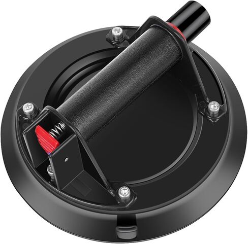 كوب شفط زجاجي مفرغ لرفع الزجاج/الجرانيت/البلاط، أكواب شفط زجاجية مقاس 8.1 بوصة توفر سعة تحميل تصل إلى 425 رطلًا، رافع مصاصة زجاجي شديد التحمل لتحريك زجاج كبير/جرانيت/بلاط/نافذة، عبوة من قطعتين in Kuwait