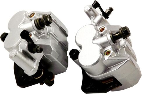 مجموعة فرجار الفرامل الأمامية اليسرى واليمنى WFLNHB مع وسادات 59300-05H00-999 بديلة لـ Yamaha Rhino 660 2004-2007 Rhino 700 2008-2013 Rhino 450 2006-2009 in Kuwait