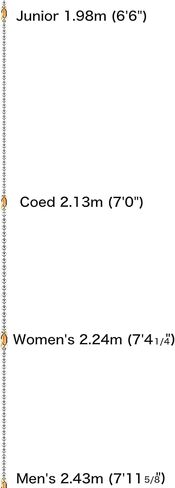 Volleyball Net Setter Chain, Accurate Size Volleyball Net Height Chain, Volleyball Referee Equipment Net Height Measuring Outdoor Training, 304 Stainless Steel with Portable Sealing Pocket in Kuwait