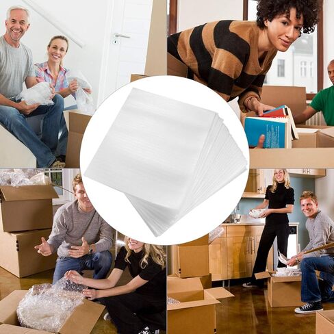 أوراق تعبئة إسفنجية من NUOBESTY (100، 15 × 20 سم) أوراق لف إسفنجية للوسادة، وأكياس لتحريك لوح الرغوة in Kuwait