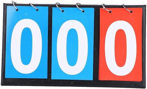 Sports Digit Scoreboard,2/3/4 Digit Portable Flip Score Counter Sports Competition for Table Tennis Basketball in Kuwait