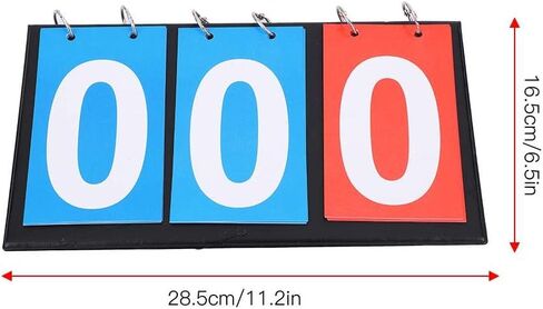 Sports Digit Scoreboard,2/3/4 Digit Portable Flip Score Counter Sports Competition for Table Tennis Basketball in Kuwait