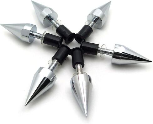 XKMT-Universal Black Spike Bolts Compatible with Windscreen Fairings License Plate [B00YWCQKTC] in Saudi Arabia