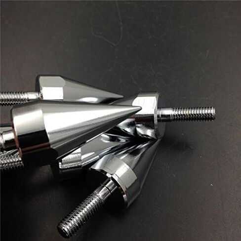 XKMT-Universal Black Spike Bolts Compatible with Windscreen Fairings License Plate [B00YWCQKTC] in Saudi Arabia