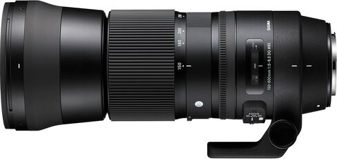 Sigma 150-600mm f/5-6.3 DG OS HSM Contemporary Lens for Canon EF Bundle Includes Manufacturer Accessories + 72 inch Monopod with Quick Release + UV Filter + Lens Pen + Microfiber Cleaning Cloth in Saudi Arabia