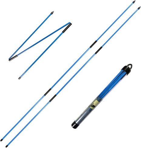 Golf Alignment Sticks (Pack of 2) 48-inch Collapsible Golf Alignment Sticks for Aiming,Putting,Full Swing Trainer,Posture Corrector,Portable Golf Training Equipment with Tube Case in Saudi Arabia