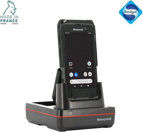 حافظة متينة لهاتف هانيويل CT40XP- CT40، غطاء واقٍ مقاوم للصدمات من الدرجة العسكرية متوافق مع ملحقات الشحن، مواد معاد تدويرها، أسود in Kuwait