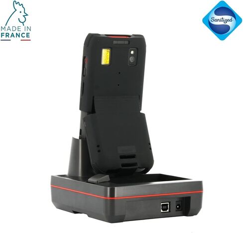حافظة متينة لهاتف هانيويل CT40XP- CT40، غطاء واقٍ مقاوم للصدمات من الدرجة العسكرية متوافق مع ملحقات الشحن، مواد معاد تدويرها، أسود in Kuwait
