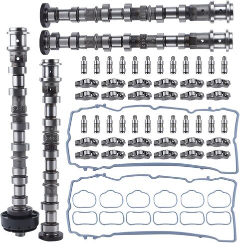 4PCS Engine Camshaft Compatible with 11-18 Jeep Dodge Chrysler Ram 3.6L 5184377AG 5184378AG 5184379AG 5184380AG in Saudi Arabia