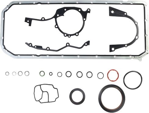 مجموعة حشية سفلية من AUCERAMIC مع حشية وعاء الزيت مناسبة لـ 1999-2008 BMW 320i 323Ci 323i 328i 325Ci 325i 325Xi 330Ci 330i 330Xi 525i 528i 530i X3 X5 Z3 Z4 2.2L 2.5L 2.8L 3.0 L L6 M52 M54 in Saudi Arabia