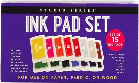 Studio Series Ink Pad Set (15 colors) in Saudi Arabia