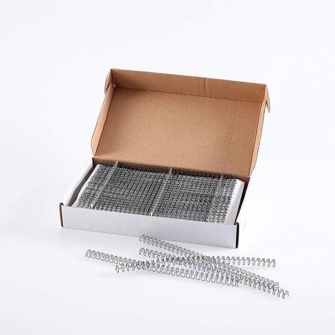 BNC Double Loop Wire Binding Rings Letter Size 3:1 Loops 32 Holes Black Color Pack of 100 (1/2 Inches) in Saudi Arabia