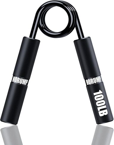 HORUMP Grip Strength Trainer 4 Pack (50-200LB), Metal Hand Grip Strengthener, Forearm Strengthener, No Slip Heavy-Duty Hand Gripper for Finger Strength Training, Injury Recovery and Muscle Building in Saudi Arabia