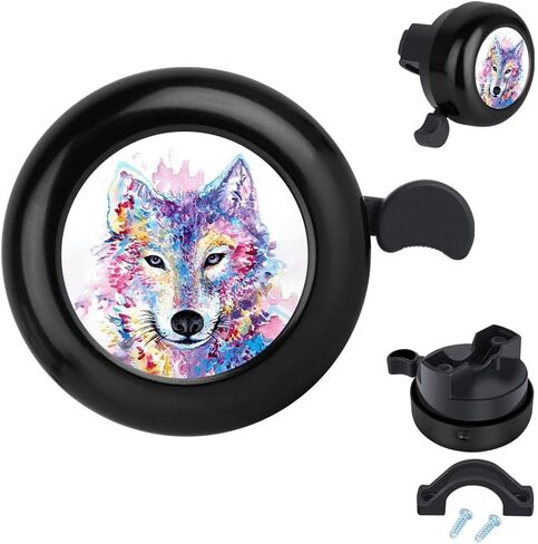 MZELQ Bicycle Bell Cute Clear Sound Adjustable Size Aluminum Bike Accessories Bell Ring for Girls Women Kids Adults in Saudi Arabia