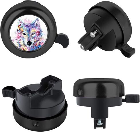 MZELQ Bicycle Bell Cute Clear Sound Adjustable Size Aluminum Bike Accessories Bell Ring for Girls Women Kids Adults in Saudi Arabia