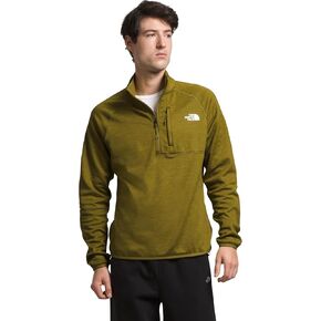 THE NORTH FACE Men's Canyonlands ½ Zip Pullover Sweatshirt, Sulphur Moss Heather, Small