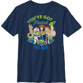 Fifth Sun Disney Pixar Toy Story Friendship Boy's Solid Crew Tee
