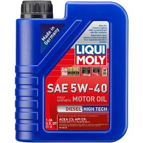 LIQUI MOLY Diesel High Tech SAE 5W-40 | 1 L | Fully synthetic engine oil | SKU: 20006
