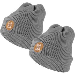 Cute Parent-Kid Knit Hat Set Mom, Dad & Mini Family Hat Set